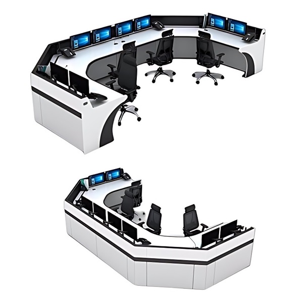 مكتب وحدة التحكم في غرفة التحكم على شكل U CH14 - صورة 6